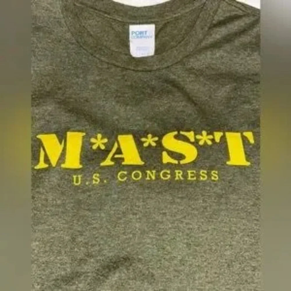 Rare mint vintage MAST FOR CONGRESS ✝️ authentic men's large Port & Company
